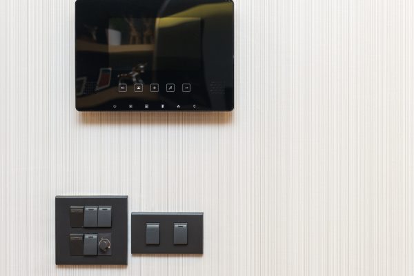 video door phone with electrical switch